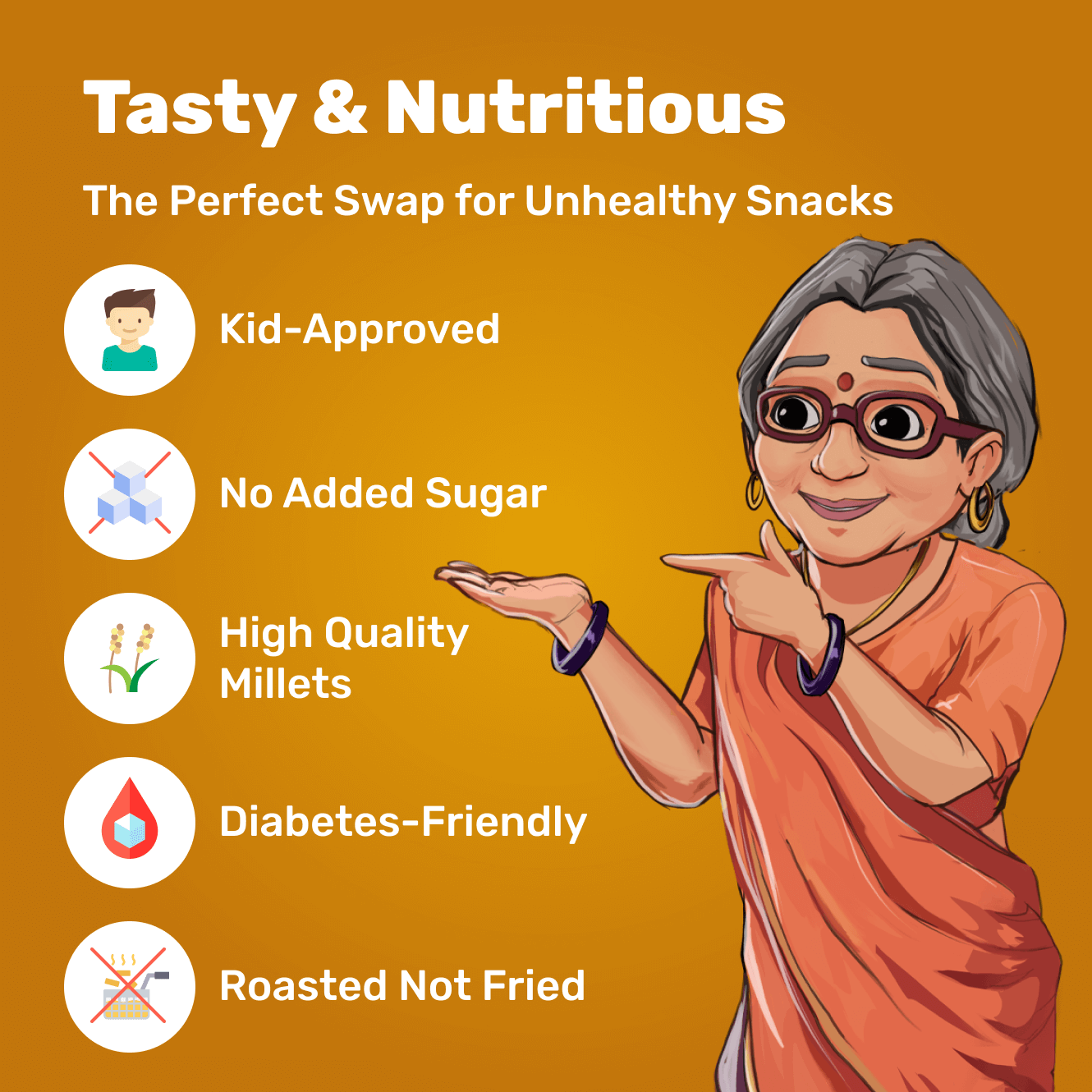 Go Life Millet Namkeen & Sticks Combo – Crunchy, Protein-Packed Snack!