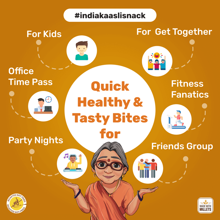 Go Life Millet Namkeen & Sticks Combo – Crunchy, Protein - Packed Snack! - golifeindia