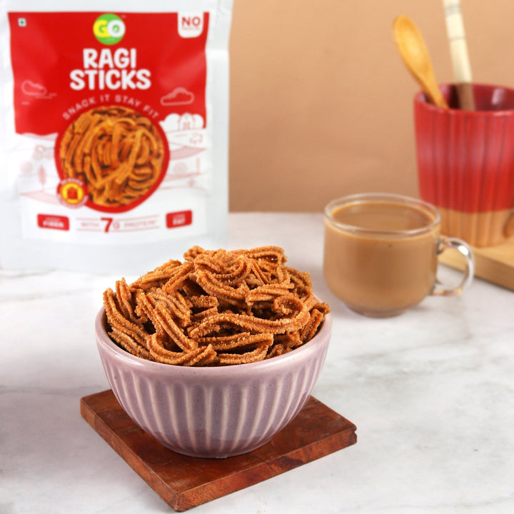 Go Life Millet Namkeen & Sticks Combo – Crunchy, Protein - Packed Snack! - golifeindia